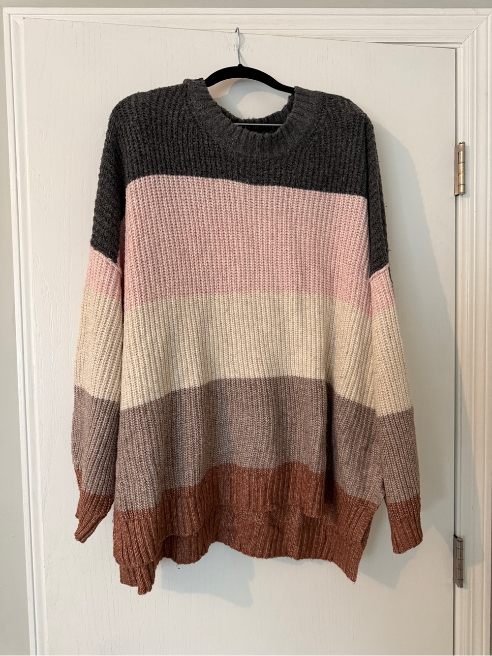 American Eagle Colorblock Knit Sweater